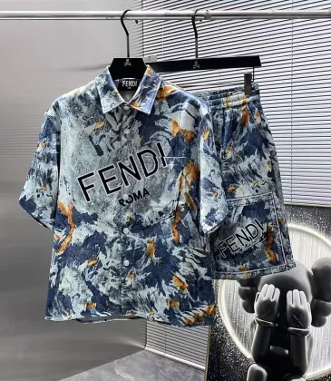 Fendi Tracksuits for Fendi Short Tracksuits for men #A65803