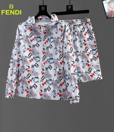 Fendi Tracksuits for Fendi Short Tracksuits for men Sun protection #A63337