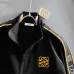 Loewe Inspired Black Tracksuit Set with Gold Accents #A54388