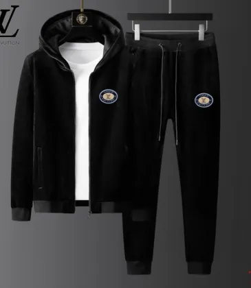 Louis Vuitton tracksuits for Men long tracksuits Fleece-lined and thickened #A58008