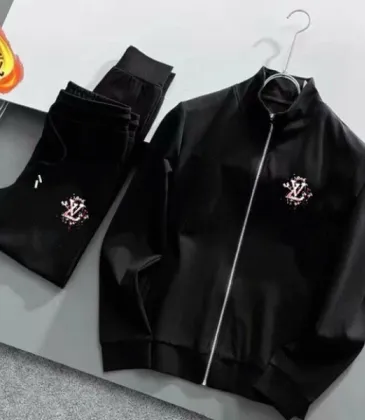 Louis Vuitton tracksuits for Men long tracksuits Fleece-lined and thickened #A58025