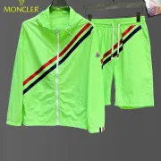 Moncler Tracksuits for Moncler Short Tracksuits for men Sun protection #A63343