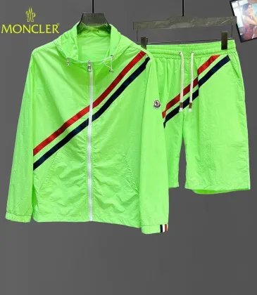 Moncler Tracksuits for Moncler Short Tracksuits for men Sun protection #A63343