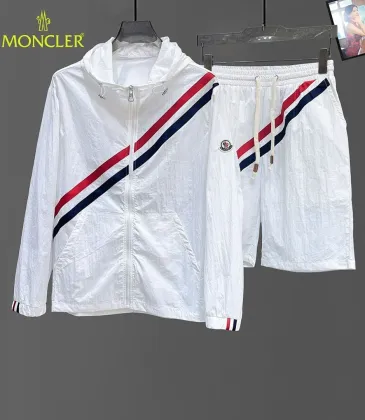 Moncler Tracksuits for Moncler Short Tracksuits for men Sun protection #A63344