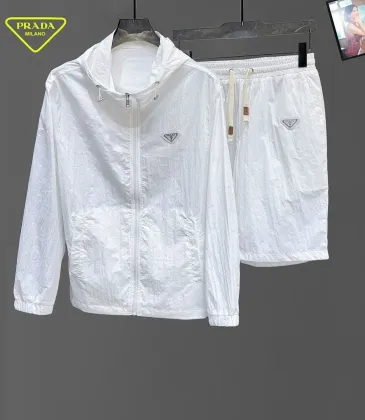 Prada Tracksuits for Prada Short Tracksuits for men Sun protection #A63339