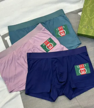 Gucci Underwears for Men Soft skin-friendly light and breathable (3PCS) #A24998