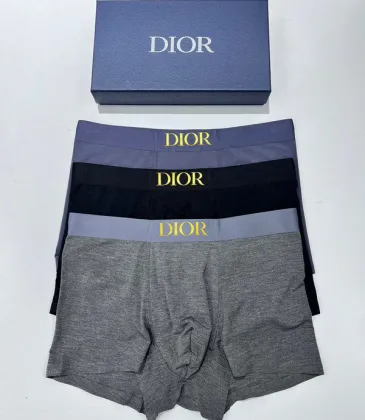 Dior Underwears for Men Soft skin-friendly light and breathable (3PCS) #A24955