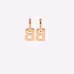Balenciaga Inspired Gold Tone Letter B Drop Earrings For Edgy Personalized Style #999916161
