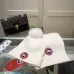 Canada Goose White Cable Knit Hat And Scarf Set With Pompom For Winter Elegance #999915305