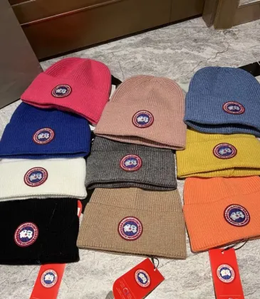 Colorful Canada Goose Knit Beanies With Signature Logo For Winter Warmth And Fashion #A30693