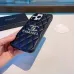 Chic Chanel - Inspired Quilted Phone Cases With Brand Logo For Luxury Mobile Protection #A33061