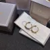 Chic Gold Tone Dior Inspired Hoop Earrings With Brand Signature Lettering For Fashion Lovers #999916168