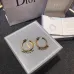 Chic Gold Tone Dior Inspired Hoop Earrings With Brand Signature Lettering For Fashion Lovers #999916168