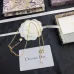 Dior Inspired Gold Tone Star Pendant Necklace With Brand Elements For Elegant Style#999916166