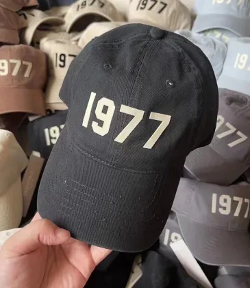 Fear of God Distressed Black 1977 Cap For Edgy Retro RetroRetro - Driven Streetwear Looks #999935676