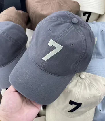 Fear of God Distressed Gray Cap With Signature Logo For Elevated Streetwear Styling #999935685