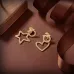 Ferragamo Inspired Asymmetric Crystal Heart Star Drop Earrings For Glamorous Statement Looks #999916158
