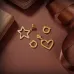 Ferragamo Inspired Asymmetric Crystal Heart Star Drop Earrings For Glamorous Statement Looks #999916158