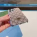 Classic Gucci Phone Case With Iconic GG Pattern And Metal Logo For Timashionable Tech Accessorizing #A24452