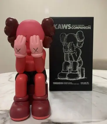 Kaws Companion Toy Passing Through Red Figure Iconic Art Collectible 28cm (5 Colors) #A49290