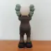 Kaws Companion Toy Passing Through Figures Iconic Art Collectibles in Black/Gray/Brown 26cm #A45796