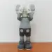 Kaws Companion Toy Passing Through Figures Iconic Art Collectibles in Black/Gray/Brown 26cm #A45796
