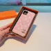 Chic Pink Louis Vuitton Phone Case With Monogram And Metal Logo For Stylish Tech Accessorizing #A24454