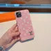 Chic Pink Louis Vuitton Phone Case With Monogram And Metal Logo For Stylish Tech Accessorizing #A24454