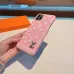 Chic Pink Louis Vuitton Phone Case With Monogram And Metal Logo For Stylish Tech Accessorizing #A24454
