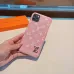 Chic Pink Louis Vuitton Phone Case With Monogram And Metal Logo For Stylish Tech Accessorizing #A24454
