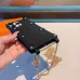 Luxury Black Louis Vuitton Phone Case With Chain Strap And Iconic Motifs For Fashion - Forward Tech #A24458
