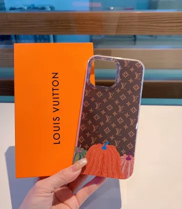 Louis Vuitton Phone Case With Iconic Monogram And Pumpkin Design For Luxury Tech Accessory #A24463