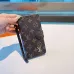 Elegant LV Monogram Flip Phone Cases With Strap For Stylish Phone Protection And Functionality #A33065