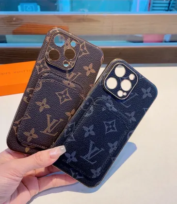 Classic LV Monogram Phone Cases With Card Slot For Stylish Phone Protection And Convenience #A33066