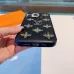 Luxury LV Emblem Decorated Leather Phone Case For Stylish Phone Protection #A33068