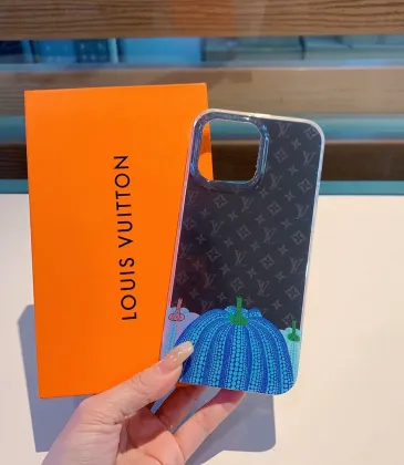Louis Vuitton Phone Case With Monogram Pattern And Blue Pumpkin Art For Fashion - Forward Tech #A24461