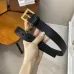 YSL Black Leather Belt With Gold Buckle And Logo Charm For Timeless Luxury Styling 3.0CM #99905601
