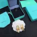 Elegant Tiffany Inspired Gold Tone Link Design Hoop Earrings For Timeless Luxury Looks #999916167