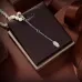 Vivienne Westwood Inspired Pearl Chain Necklace With Crystal Safety Pin Orb Pendant For Timeless Edge #999916155
