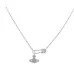 Vivienne Westwood Inspired Crystal Safety Pin Orb Pendant Necklace For Edgy Fashion #999916156
