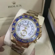 Rolex Yacht - Master II Gold Watch With Blue Bezel For Luxury Watch Enthusiasts #9115971