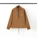 Fear of God Essentials Half - Zip Jackets in Beige Brown Black for Trendy Casual Wear #999901545