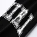 AMIRI Black Sweatpants With Distressed Logo Design For Urban Fashion Lovers #999928475