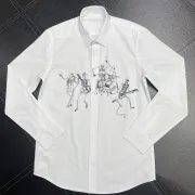 Alexander McQueen Shirts for Alexander McQueen Long-Sleeved Shirts for Men #A23454