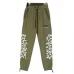 AMIRI Olive Green Sweatpants With White Bone Pattern For Edgy Streetwear Looks #999926864