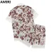 AMIRI Floral Print Shirt And Shorts Set For Chic Summer Wardrobe Enhancements #999928236
