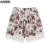 AMIRI Floral Print Shirt And Shorts Set For Chic Summer Wardrobe Enhancements #999928236