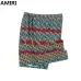AMIRI Colorful Striped Monogram Shirt And Shorts Set For Vibrant Summer Fashion #999928237