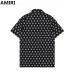 AMIRI Black Monogram Print Shirt And Shorts Set For Elevated Casual Summer Looks #999928238