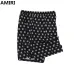 AMIRI Black Monogram Print Shirt And Shorts Set For Elevated Casual Summer Looks #999928238